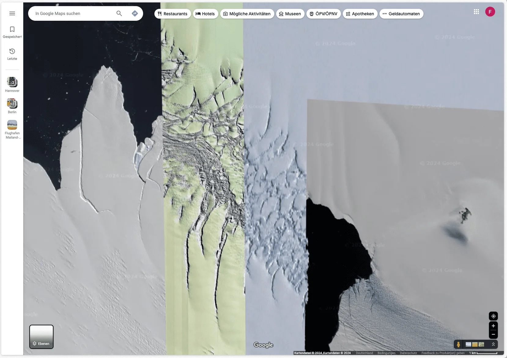 Google Maps Satellite Fernanda Braun Santos 2024